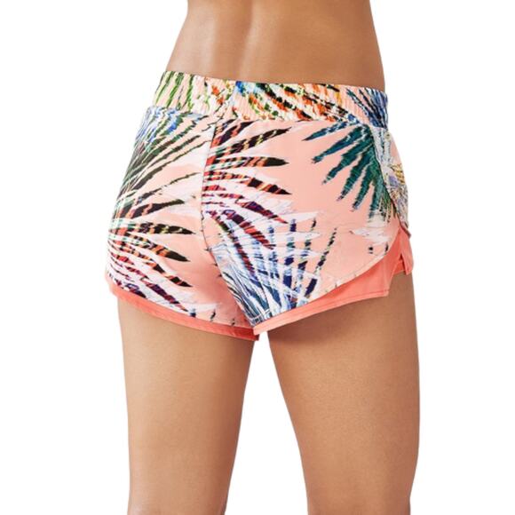 Fabletics Latrice Shorts - Marbella Print/Ginger - Medium - Picture 8 of 11